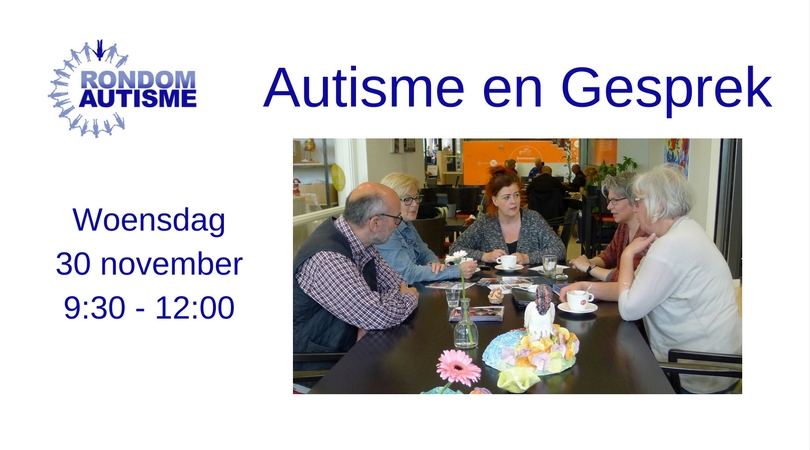 Autisme en gesprek woensdag 30 november 2016