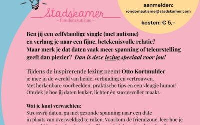 Lezing: Succesvol daten met autisme – 21 maart